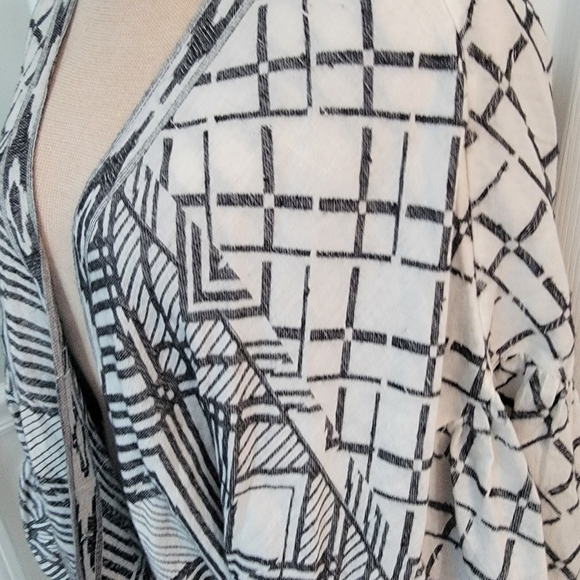 NWT Anthropologie Geometric Open Front Cardigan One Size Fits Most - Picture 5 of 12